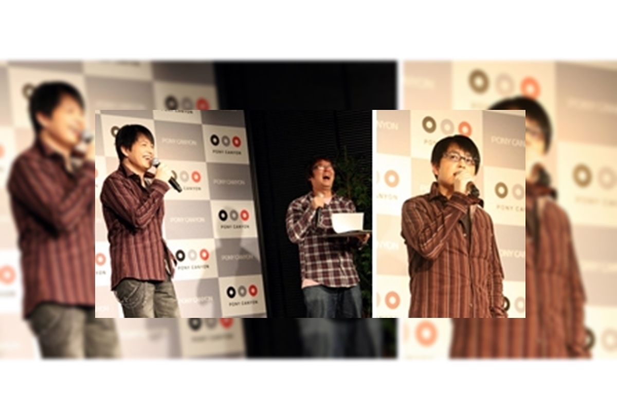 2008年秋アニメ『伯爵と妖精』ED発売記念イベントで緑川光がミニライブを開催