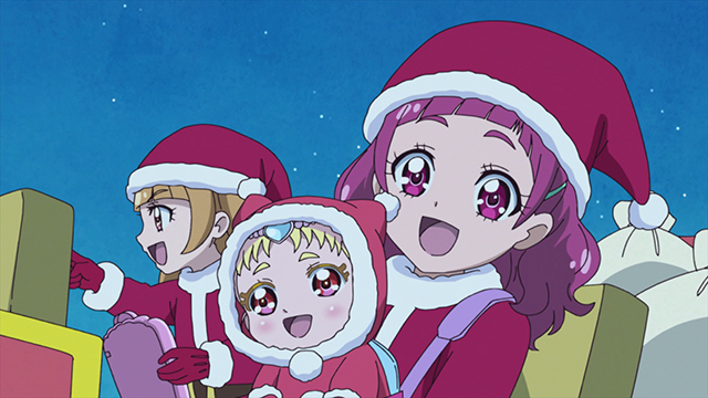 『HUGっと！プリキュア』第45話よりあらすじ・先行場面カットが到着！ 今回はクリスマス回！ はなたちがサンタクロースに♩