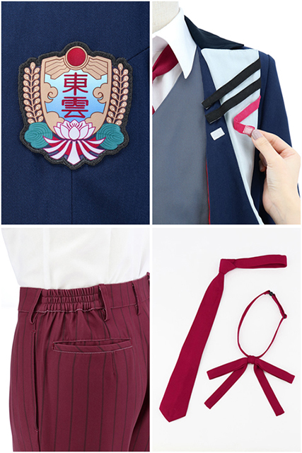 人気アプリ『DREAM!ing』より、望月悠馬、花房柳たちが通う東雲学園の制服がACOS(アコス)から発売決定