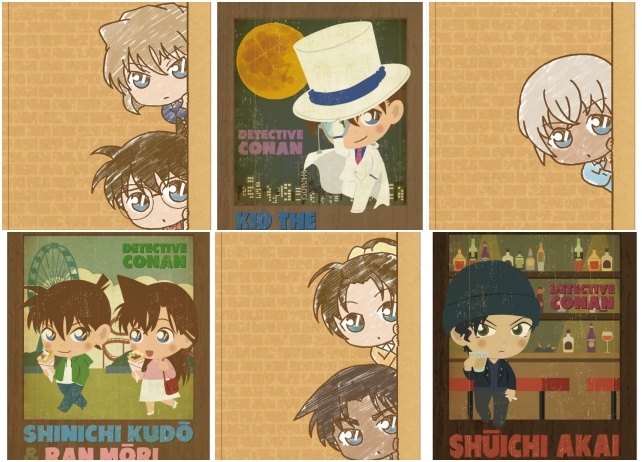 名探偵コナン』よりコナン・安室ら可愛いキャラクターのイラストが描か