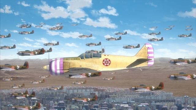 『荒野のコトブキ飛行隊』第12話(最終話)「夕陽のコトブキ飛行隊」の場面カット到着！　空の自由を賭けた戦い、ついに決着！の画像-12