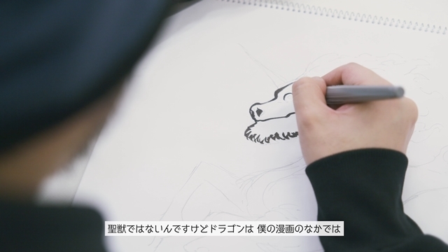 『FAIRY TAIL』の真島ヒロ先生が、お絵描き60分一本勝負に参戦！　キリンの幸せのシンボル“聖獣麒麟”を描いた動画を公開-10