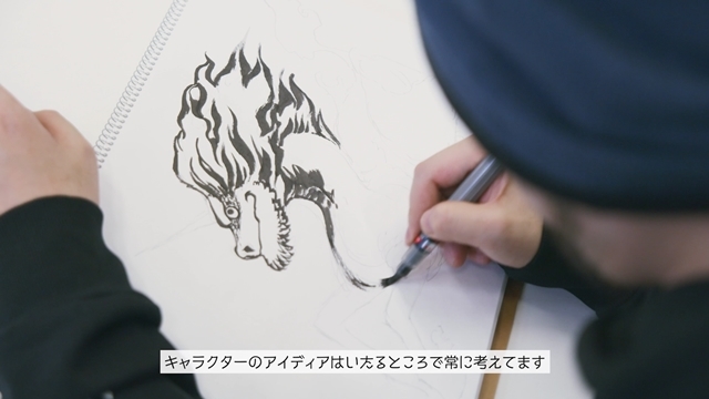 『FAIRY TAIL』の真島ヒロ先生が、お絵描き60分一本勝負に参戦！　キリンの幸せのシンボル“聖獣麒麟”を描いた動画を公開-12