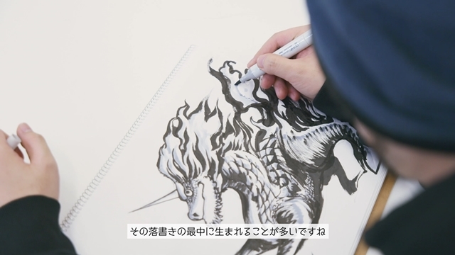 『FAIRY TAIL』の真島ヒロ先生が、お絵描き60分一本勝負に参戦！　キリンの幸せのシンボル“聖獣麒麟”を描いた動画を公開の画像-16