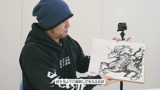 『FAIRY TAIL』の真島ヒロ先生が、お絵描き60分一本勝負に参戦！　キリンの幸せのシンボル“聖獣麒麟”を描いた動画を公開-19