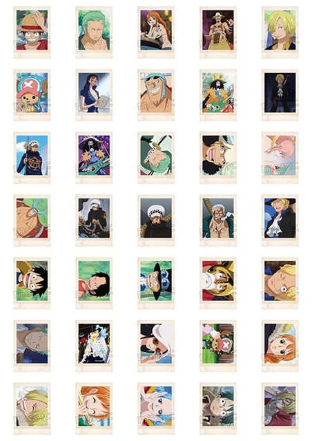 インスタントカメラ写真風カード「ぱしゃこれ」にアニメ『ONE PIECE』が登場！　ルフィ、ロー、サボをはじめ人気キャラクターが勢揃い！