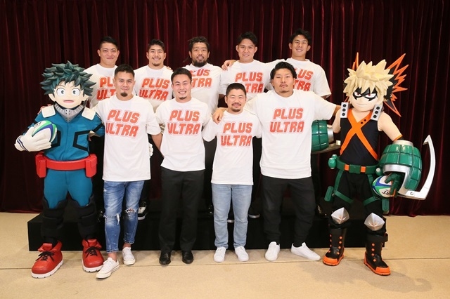 アニメ映画『僕のヒーローアカデミア THE MOVIE ヒーローズ：ライジング』の応援キャラクターに就任した、日本ラグビー界最強の戦士たち8名がアフレコに挑戦！コメントも到着