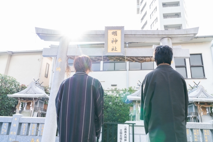 声優・坂泰斗さんと小松昌平さんが和服姿で『星鳴エコーズ』ゲームアプリリリース＆WEBラジオ2期のヒット祈願へ！　これからの展開が気になる2人のインタビューもお届け♩-30