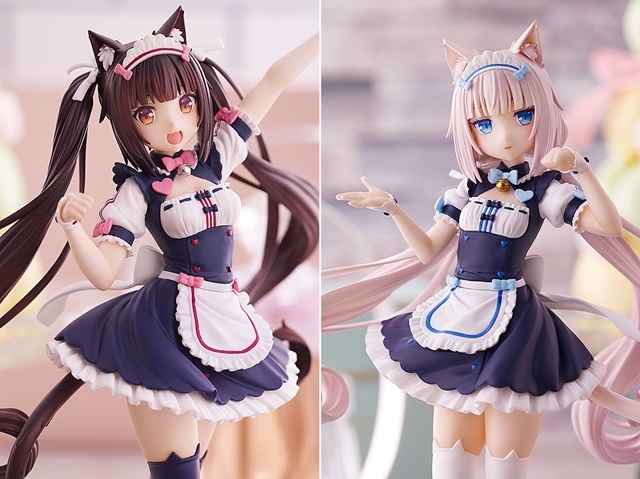 大人気美少女ゲーム『ネコぱら』の「ショコラ」＆「バニラ」がフィギュア化！ このクオリティでこのお値段！ かわいいネコたちがあなたのもとに！【今なら15%OFF！】の画像-1