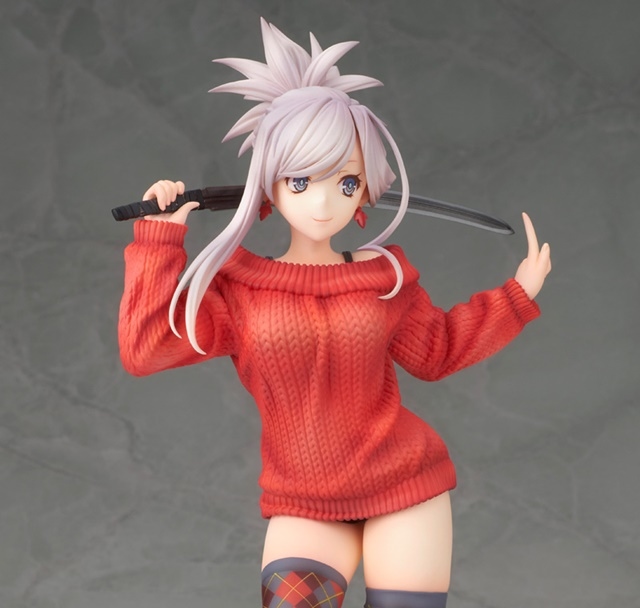 『Fate/Grand Order』より、私服衣装の「宮本武蔵」がスケールフィギュア化！ オフショルニットにも薄着にもできる超優秀造形！【今なら8%OFF！】-8