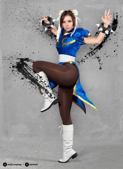 人気ゲーム『ストリートファイター』シリーズより、中国代表の格闘家・春麗のコスプレ写真を紹介！　チャイナドレスと脚線美が特徴的な春麗をお届け！