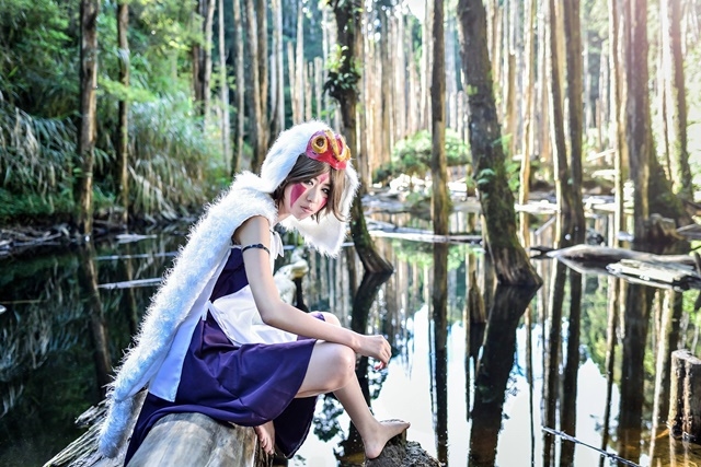 人気ジブリ映画『もののけ姫』犬神に育てられた少女・サンのコスプレ特集！自然の中で生きる美しいサンの姿をお届けの画像-4
