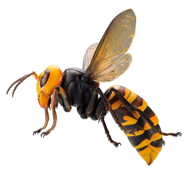 【海洋堂クオリティ】可動生物フィギュアシリーズ第3弾「オオスズメバチ」が堂々のフィギュア化！ Twitterで話題のスズメバチ類最大級のハチが立体化！-13