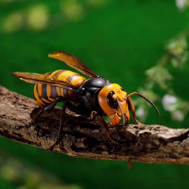 【海洋堂クオリティ】可動生物フィギュアシリーズ第3弾「オオスズメバチ」が堂々のフィギュア化！ Twitterで話題のスズメバチ類最大級のハチが立体化！-18
