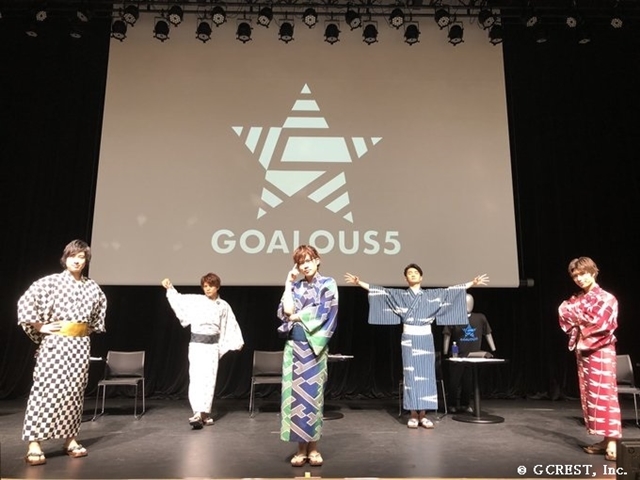 熊谷健太郎さん、仲村宗悟さんらによる男性声優5人組グループ「GOALOUS5」が2次元キャラクターとなる新プロジェクトが始動！第2弾テーマソングCDの発売など発表-1