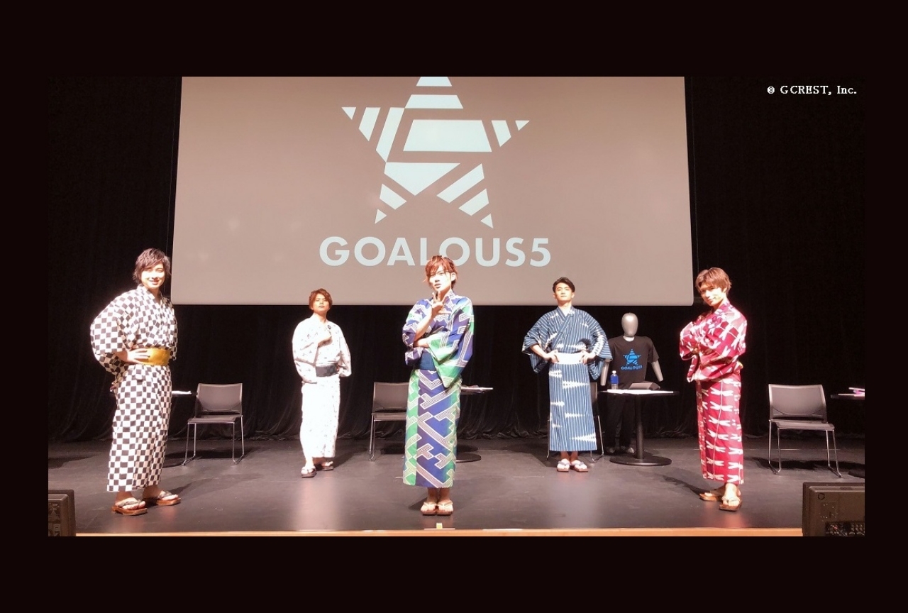 「GOALOUS5」生放送を終えたメンバー5名からコメントが到着