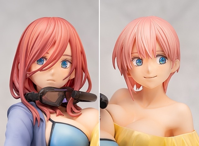 五等分の花嫁』一花＆三玖が原作扉絵の水着姿でフィギュア化