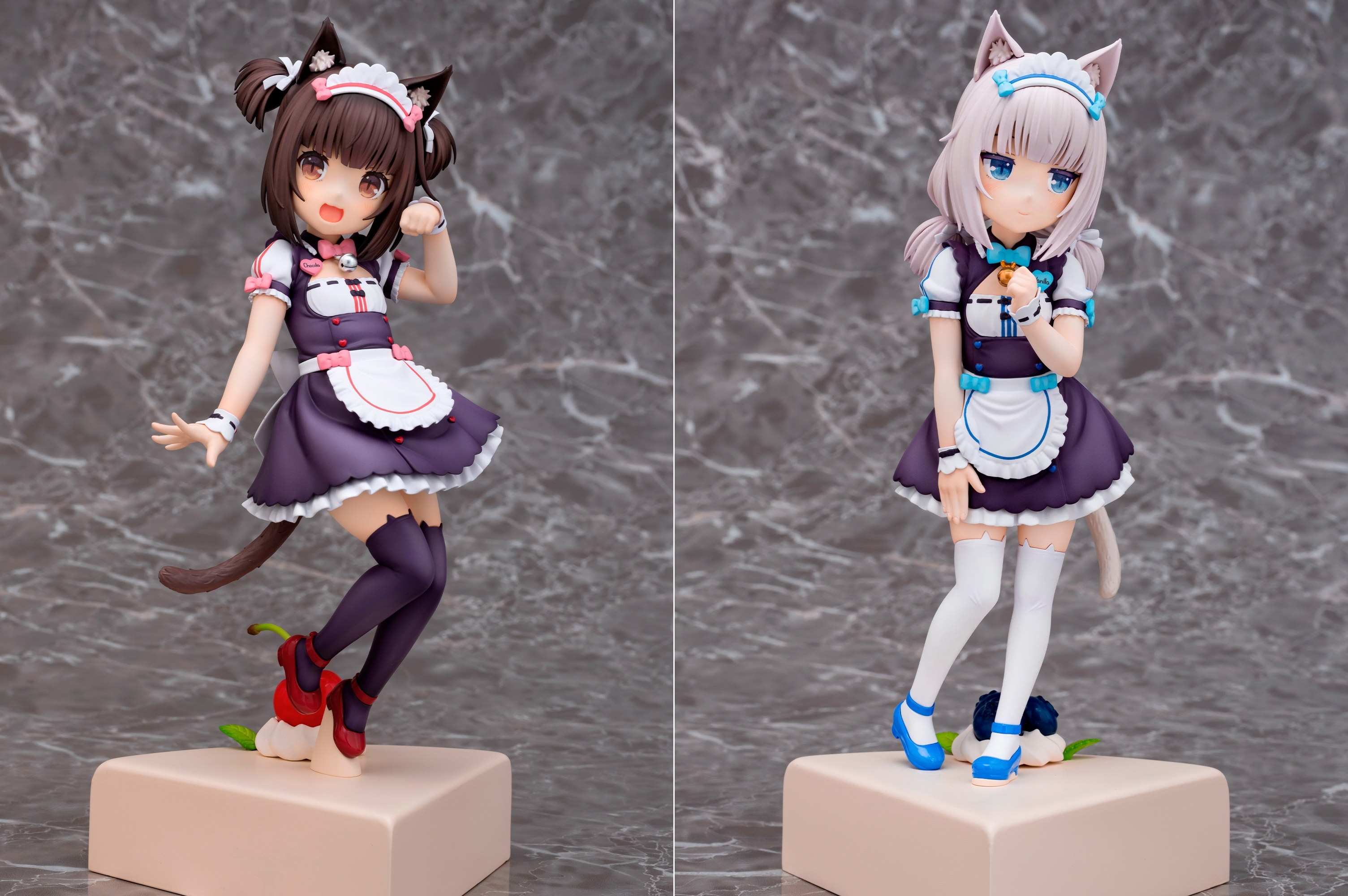 『ネコぱら』ショコラ＆バニラが“コネコぱら”の姿でフィギュア化