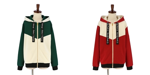 人気アニメ『TIGER & BUNNY』の私服イメージパーカー(2種)が、コスプレショップACOS(アコス)より発売決定！　「虎徹」と「バーナビー」の私服カラーリングをデザイン
