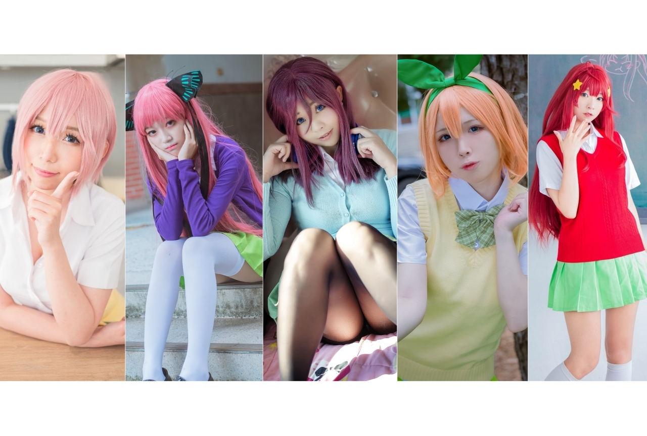 正規逆輸入品】 五等分の花嫁 中野四葉 コスプレ ウィッグ付きフル