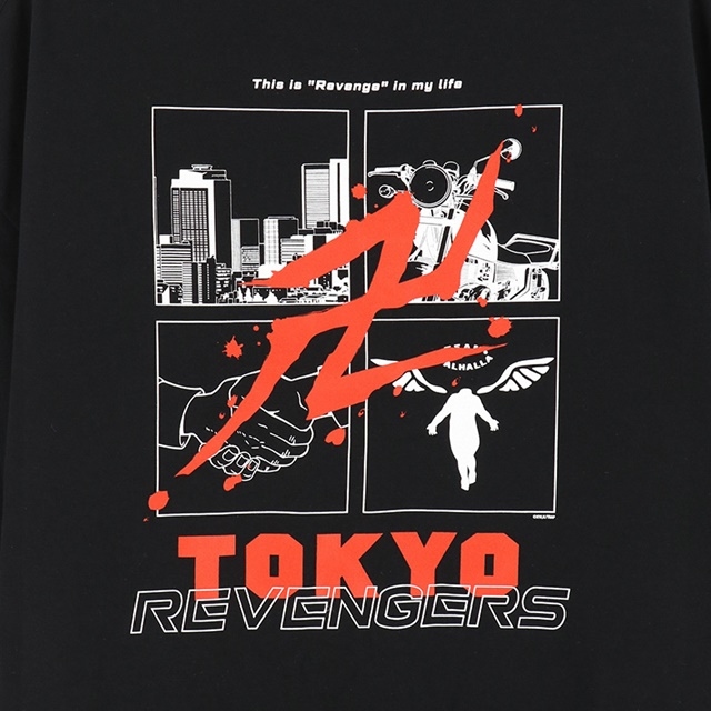 ACOS(アコス)より『東京リベンジャーズ』のモチーフBIGTシャツと羽宮一虎のピアスが発売決定！