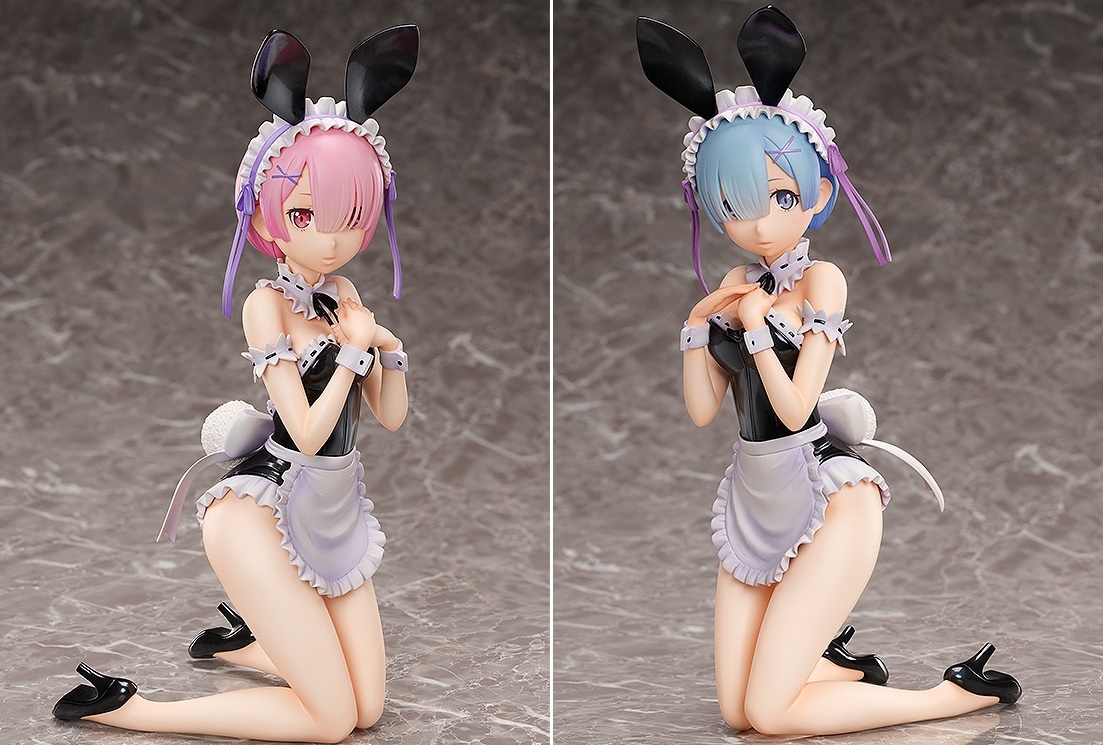 『リゼロ』生足メイドバニーの「ラム」＆「レム」がフィギュア化