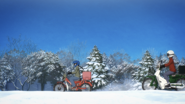 春アニメ『スーパーカブ』より、第10話「雪」のあらすじ＆先行場面カットが到着！の画像-5