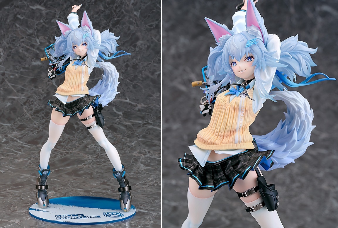 『ドルフロ』ハンドガン人形・PA-15がケモミミ制服姿でフィギュア化