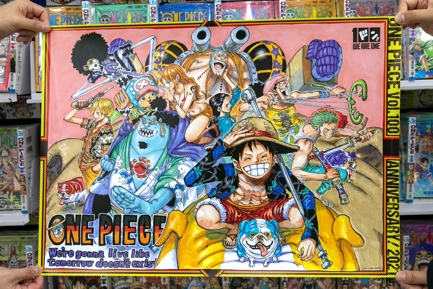 One Piece 100巻記念フェアをアニメイトで開催 池袋本店では特別仕様の展示も アニメイトタイムズ