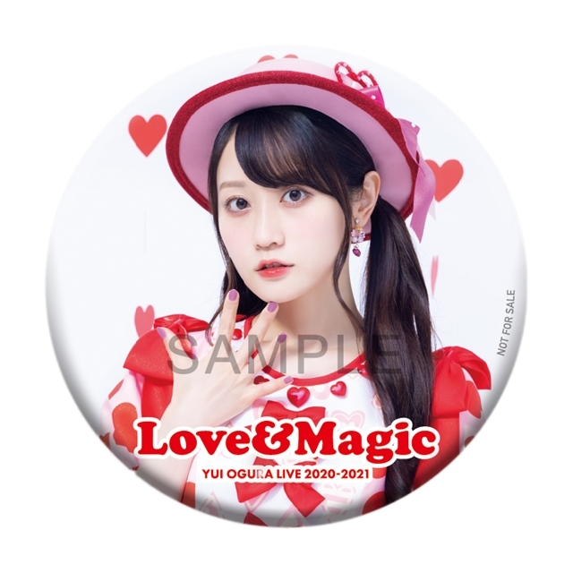 ▲「LOVE & Magic」特製缶バッジ イメージ