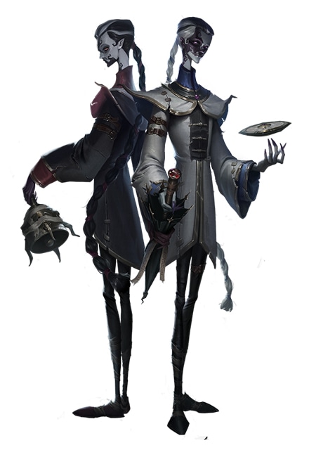 白黒無常（謝必安/范無咎）