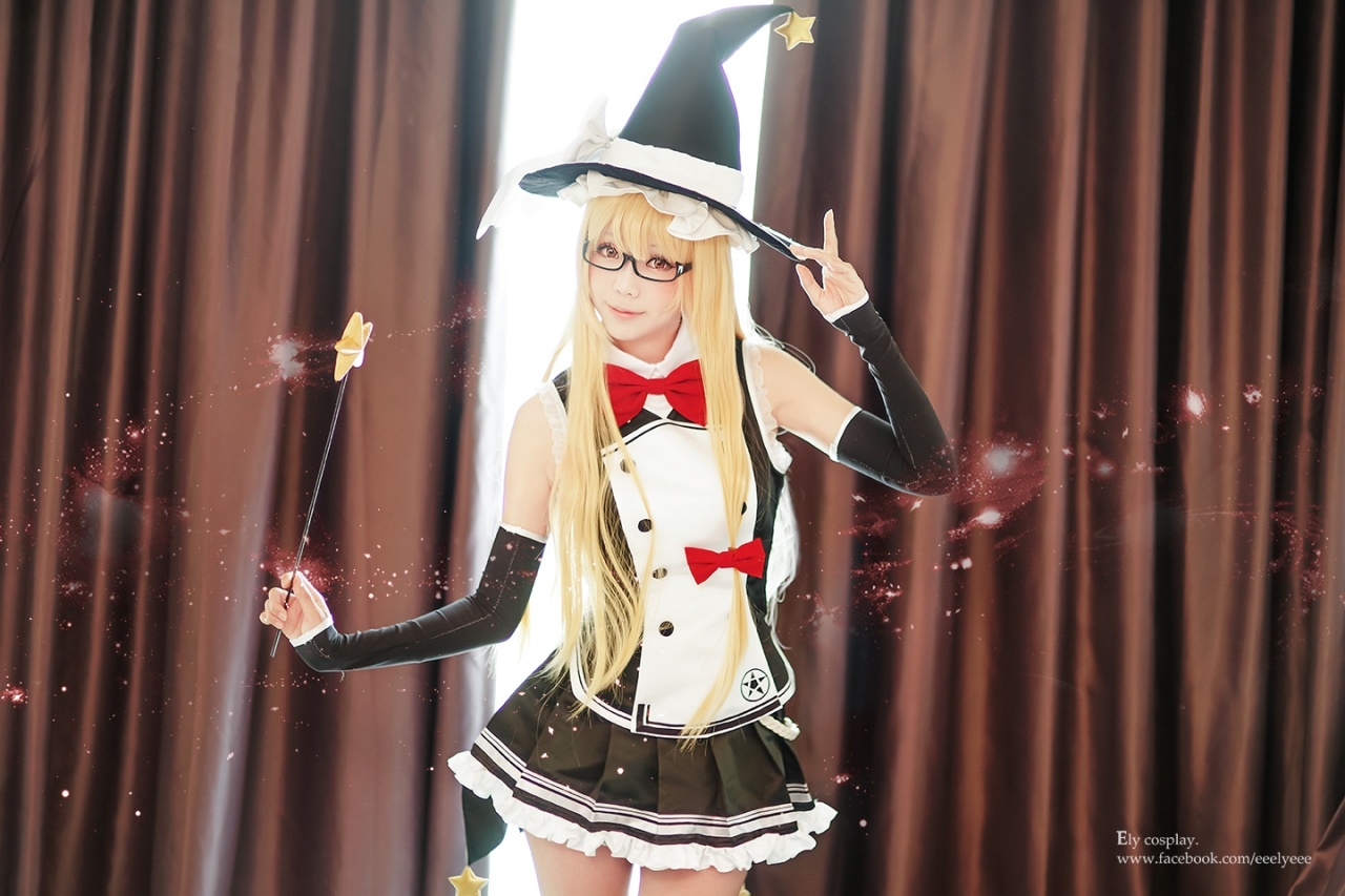 M】 東方Project 霧雨魔理沙 まりさ コスプレ 魔女 - コスチューム 