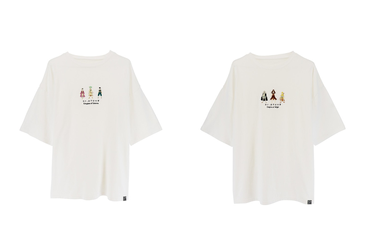 『Ｄｒ．ＳＴＯＮＥ』刺繍Tシャツ2種がアニメイトで7/29頃発売
