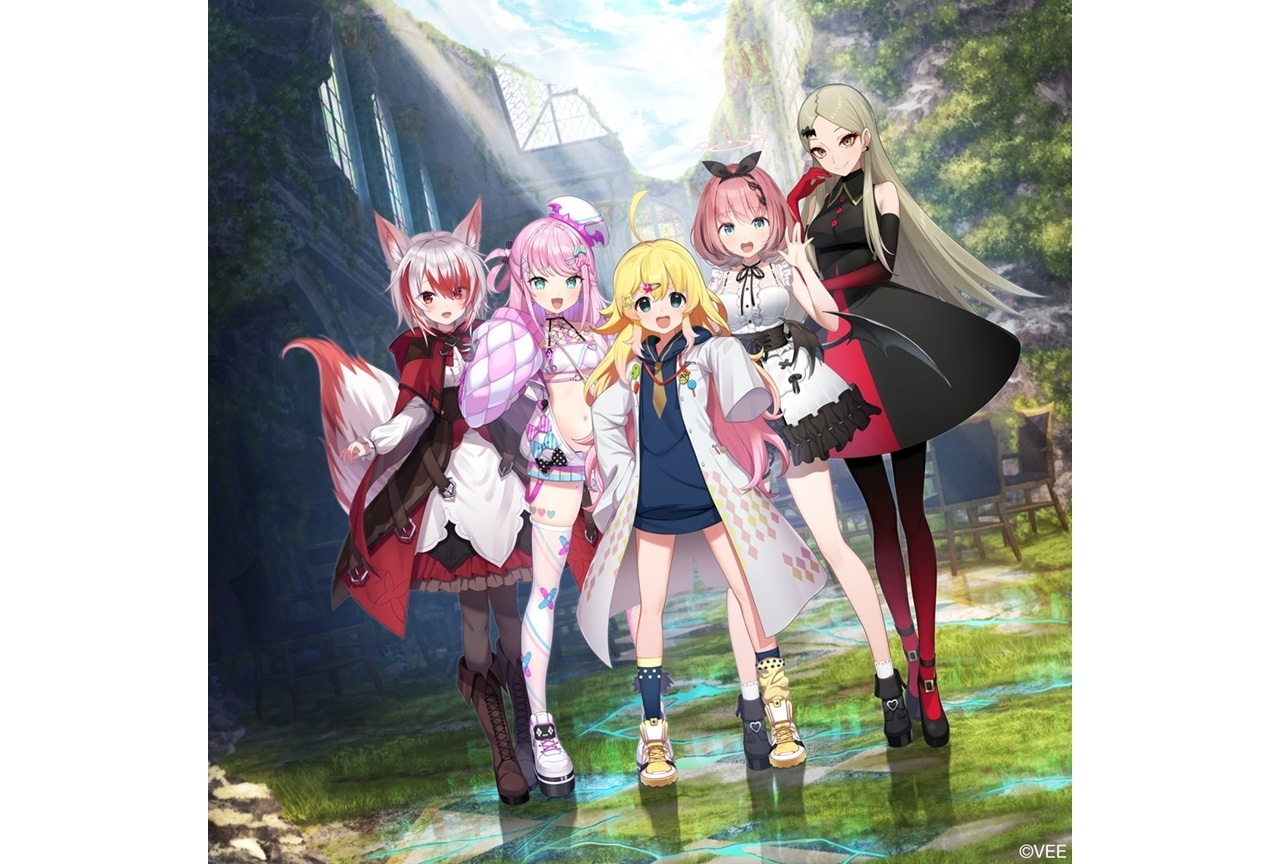 VTuberプロジェクト「VEE」第1弾タレント5名が公開