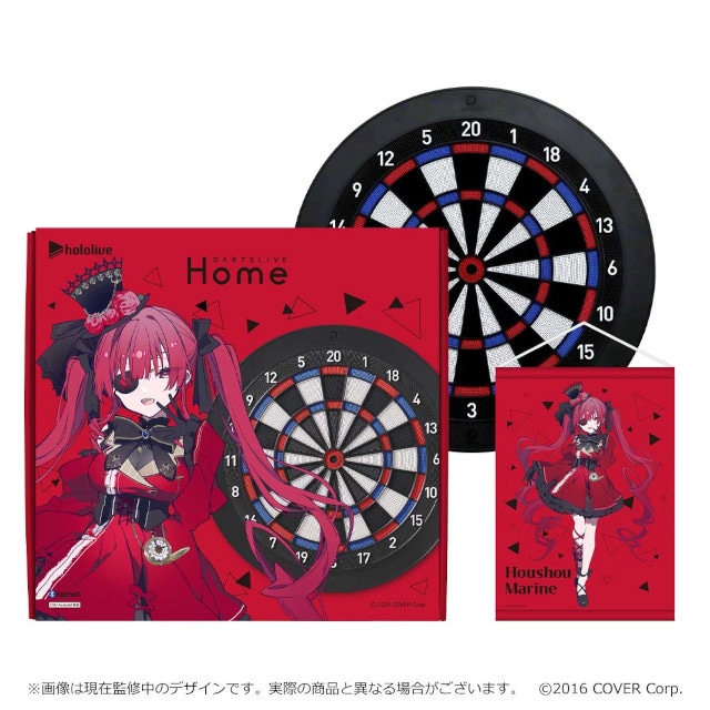 家庭用ダーツボード「DARTSLIVE Home」と、女性VTuberグループ「ホロライブ」所属のときのそらさん、兎田ぺこらさん、宝鐘マリンさんがコラボ！　限定アイテム付きで9月1日16時より予約開始!!