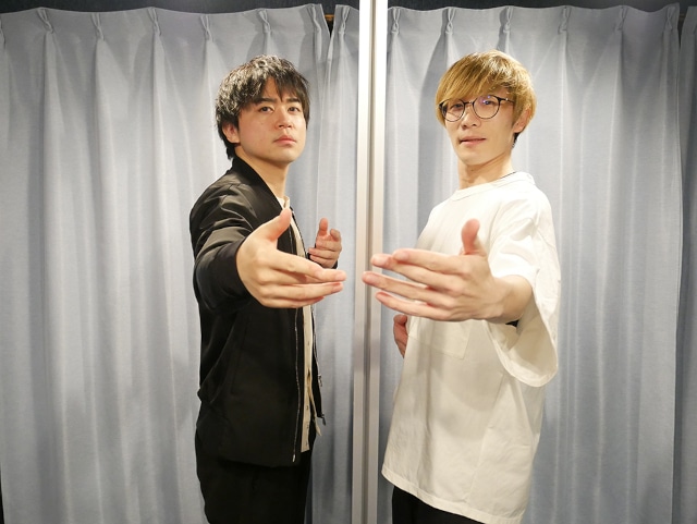 ▲写真のテーマは「社交ダンス」　左：長谷川芳明さん　右：菊池幸利さん
