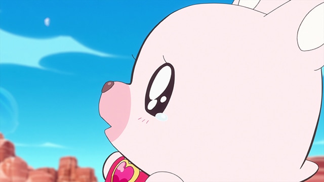 TVアニメ『デリシャスパーティ♡プリキュア』第28話「コメコメの力をみんなに…！パーティキャンドルタクト！」より先行カット到着！　パムパムは、コメコメについてあることを思い出して……
