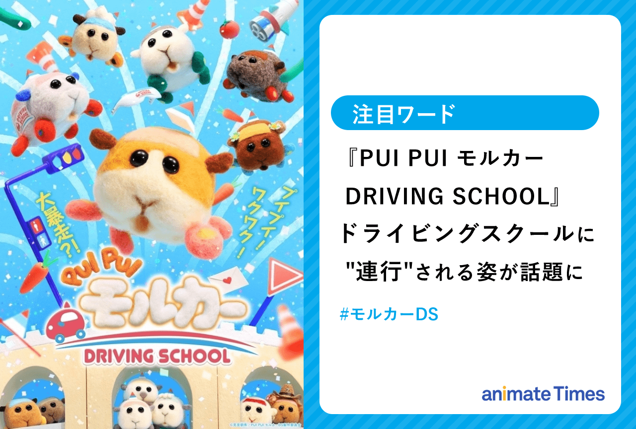 秋アニメ『PUI PUI モルカー DRIVING SCHOOL』がTwitterトレンド1位に！【注目ワード】