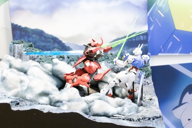 「機動戦士ガンダム 水星の魔女EXPO」フォトレポート｜2m大の「ガンダム・エアリアル（改修型）立像」や、名シーンを再現した迫力満点のジオラマなど見どころ満載！