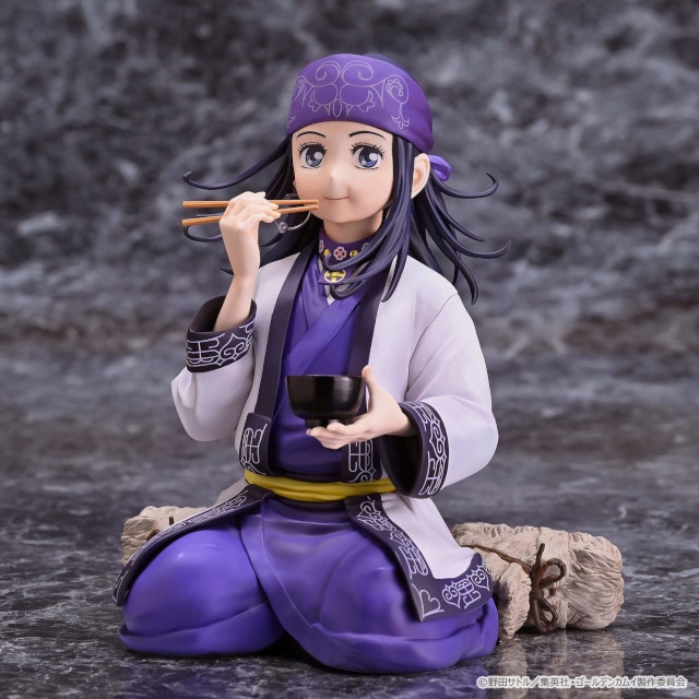 劇中の食事シーンを1/5スケールでフィギュア化！　「ゴールデンカムイ アシㇼパ いただきますver.」が登場ッ!!