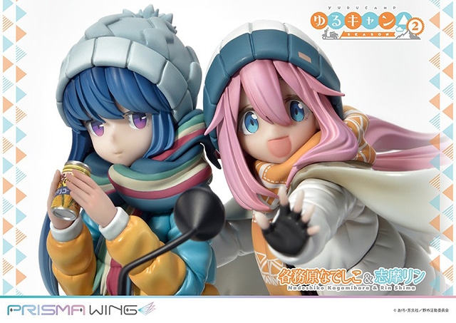 フィギュアブランド「PRISMA WING」から、TVアニメ『ゆるキャン△』各務原なでしこ＆志摩リンを1/7スケールで立体化！　アニメイト通販にて予約受付中!!の画像-8