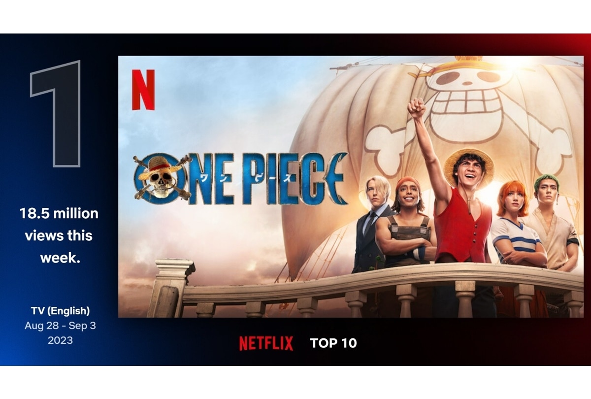 実写『ONE PIECE』Netflix週間グローバル TOP10 1位発進