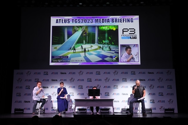 「ATLUS TGS2023 MEDIA BRIEFING」にマフィア梶田さん、宇垣美里さんが登壇！　新規映像の公開や最新情報の発表、Lyn（稲泉りん）さんの生歌唱で会場は大盛り上がり！