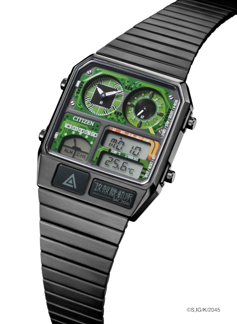 『攻殻機動隊 SAC_2045』と「シチズン時計」がコラボしたスペシャルモデルの腕時計が、アニメイト通販にて受注販売開始！の画像-2