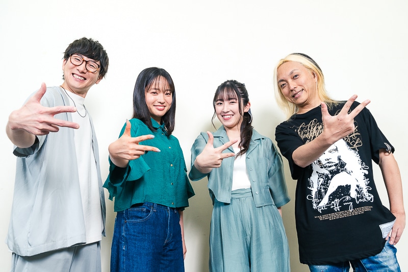 賢プロダクション主催「KENPROCK Festival 2024」開催記念！　西岡和哉さん、増元拓也さん、三川華月さん、大熊和奏さんインタビュー｜賢プロ社歌はこうやって生まれた！【後編】