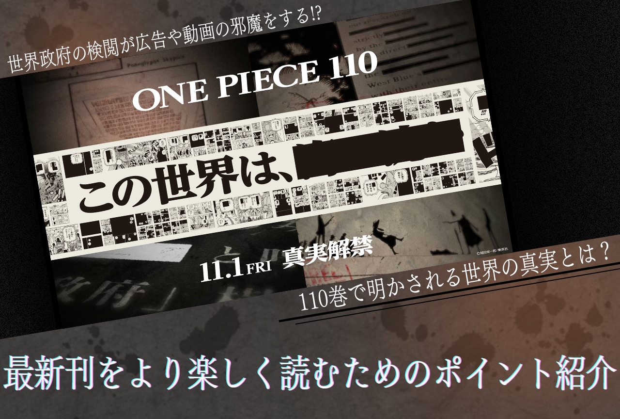 『ONE PIECE』110巻をより楽しく読むためのポイント紹介