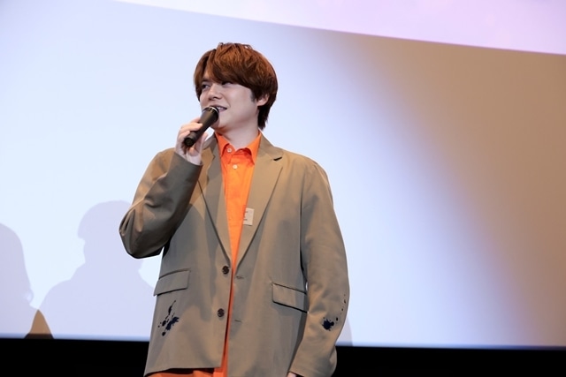 『映画 先輩はおとこのこ あめのち晴れ』公開記念舞台挨拶を開催! 梅田修一朗さん、関根明良さん、内田雄馬さん、宣伝大使・宮田俊哉さん(Kis-My-Ft2)登壇でそれぞれの〈好き〉を語る-5