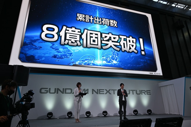 「GUNDAM NEXT FUTURE -FINAL-」オープニングセレモニー&内覧会レポ―ト! 会場では1/1サイズGQuuuuuuX(ジークアクス)の頭部も見られた-10