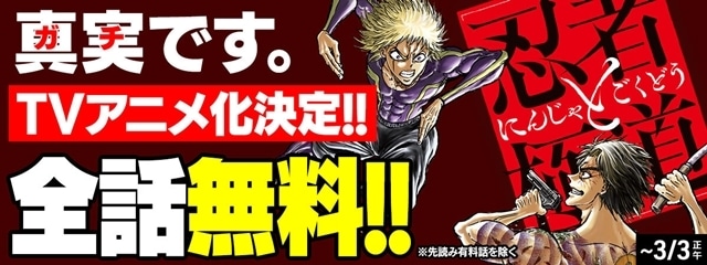 【アニメ化決定‼︎】忍者と極道 1-15巻(既刊)講談社/近藤信輔 忍者と極道（1）』（近藤 信輔）｜講談社