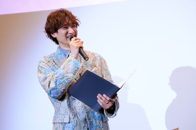 『映画 先輩はおとこのこ あめのち晴れ』公開記念舞台挨拶を開催! 梅田修一朗さん、関根明良さん、内田雄馬さん、宣伝大使・宮田俊哉さん(Kis-My-Ft2)登壇でそれぞれの〈好き〉を語る-2